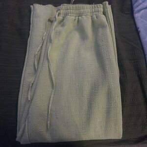 Light green baggy women’s pants